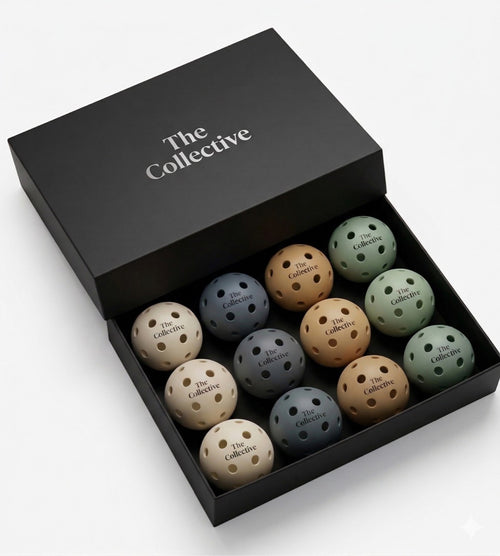 Squad pack with 12 pickleball balls - full collection